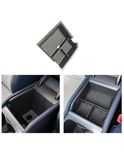 Caja de almacenamiento de reposabrazos para coche, consola central par