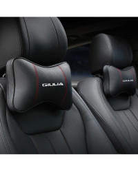 Almohada para el cuello del reposacabezas del coche, cojín de espuma viscoelástica para Alfa Romeo 159, 147, 156, 166, Giulia, G