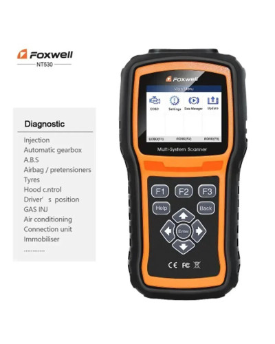 Foxwell NT530 Multi-System Scanner OE-level Universal Auto Diagnostic 