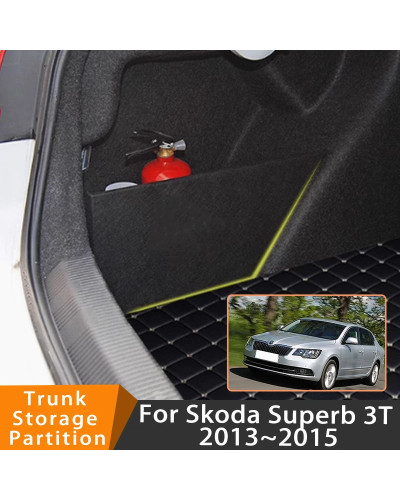 Accesorios de automóvil para Skoda Superb 3T 2013 ~ 2015 2014 organiza