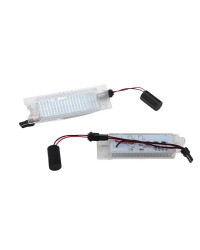 Luz LED Canbus para matrícula de Alfa Romeo, accesorio para modelos 147, 156, 159, 166, Brera, Giulietta, tipo 940, MiTo, Romeo,