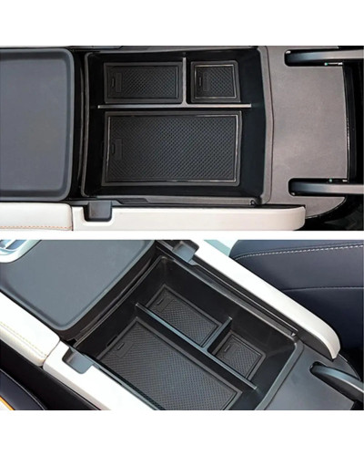 Caja de almacenamiento con reposabrazos, portavasos para BYD SEAL U So