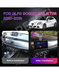 Radio Multimedia con Android 13 para coche, unidad principal estéreo con Carplay, pantalla automática, No 2DIN, para Alfa Romeo 