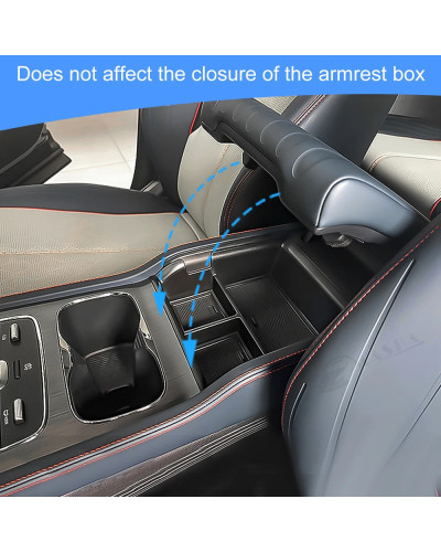 Caja de Btorage para consola central de coche, reposabrazos, bandeja d