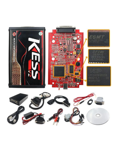 For KESS V2.8 V2 V5.017 Ktag V7.020 SW V2.25 v2.47 Red PCB Red Europea