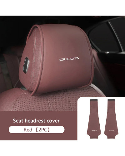 Funda de almohada para reposacabezas de asiento de coche, accesorios para estirar el vehículo, para Alfa Romeo Giulietta 940