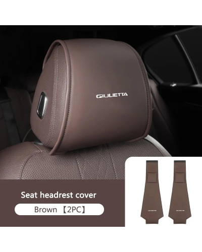 Funda de almohada para reposacabezas de asiento de coche, accesorios para estirar el vehículo, para Alfa Romeo Giulietta 940