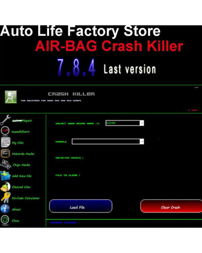 AIR BAG AIR-BAG Crash Killer 7.8.4 Crash Data from ECU Dumps Service T