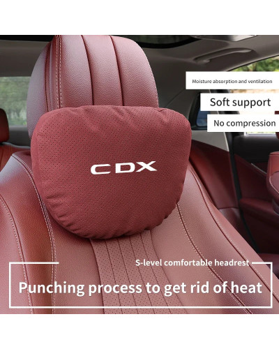 Reposacabezas para Interior de coche, soporte para el cuello, cojín Lumbar, almohada suave para el cuello, accesorios para Acura