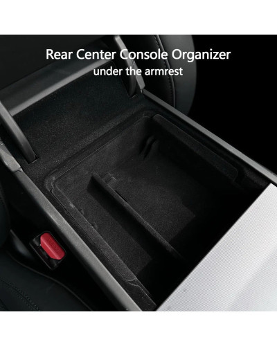 Reposabrazos para consola Tesla modelo 3 Highland 2024, caja organizad