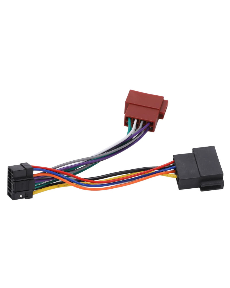 Conector de arnés de cableado ISO, adaptador de enchufe 16 Pines, reemplazo de telar de Radio estéreo para coche, Alpine