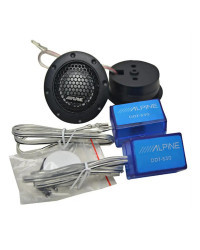 ALPINE-Altavoces estéreo de DDT-S30 para coche, Tweeters de 180W para música de cúpula suave equilibrada, Audio de coche, Cajas 