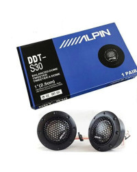 ALPINE-Altavoces estéreo de DDT-S30 para coche, Tweeters de 180W para música de cúpula suave equilibrada, Audio de coche, Cajas 