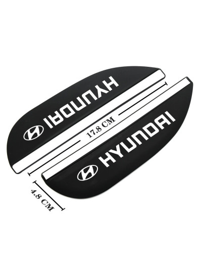 Accesorios para Hyundai coche Rainbrow parasol coche Rainbrow Trim Son