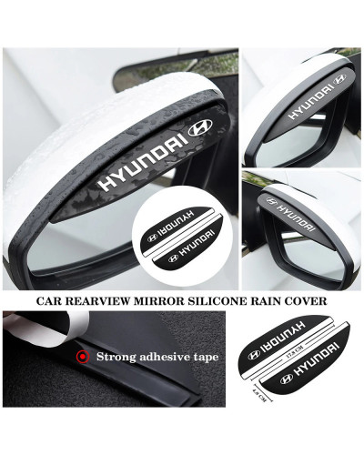 Accesorios para Hyundai coche Rainbrow parasol coche Rainbrow Trim Son