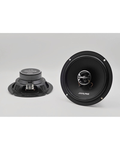 Alpine-bocina Coaxial para coche, 6,5 pulgadas, 160W, 12V, Audio automático, música estéreo, frecuencia de rango completo, altav