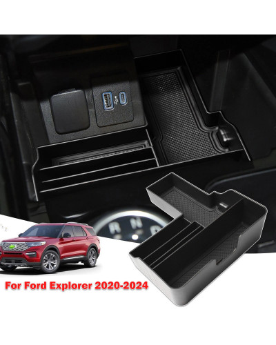 Bandeja de consola central para Ford Explorer 2020, 2021, 2022, 2023, 