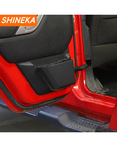 SHINEKA-caja de almacenamiento para puerta delantera y trasera de coch