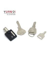 Yuanqi-piezas de repuesto para elevador, cerradura de escalera, llave de elevador, llave triangular, 85-A, 224, 00198