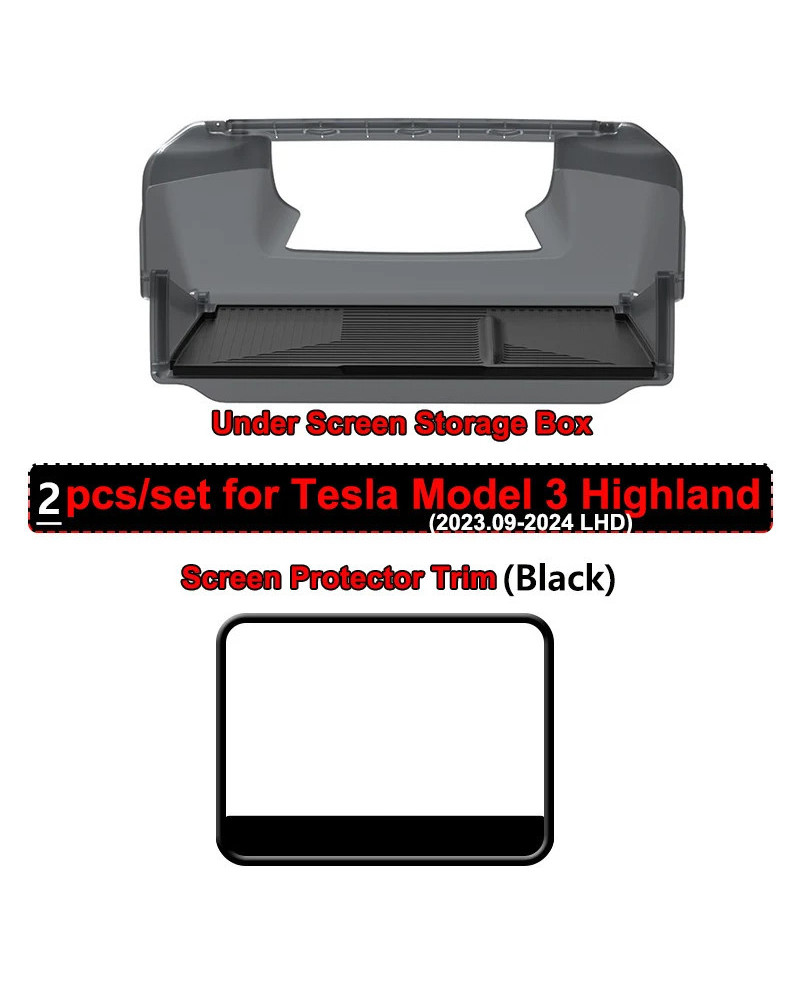 Para el nuevo Tesla Model 3 Highland Y 2024, accesorios debajo de la p