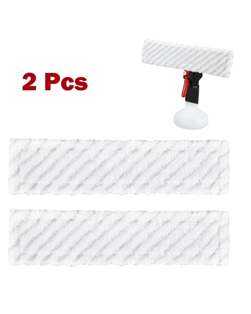 Paños de fregona piezas para aspiradora Bosch Glass-VAC F016800551, accesorios de repuesto para limpieza del hogar, 2 unidades