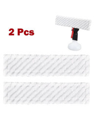 Paños de fregona piezas para aspiradora Bosch Glass-VAC F016800551, accesorios de repuesto para limpieza del hogar, 2 unidades