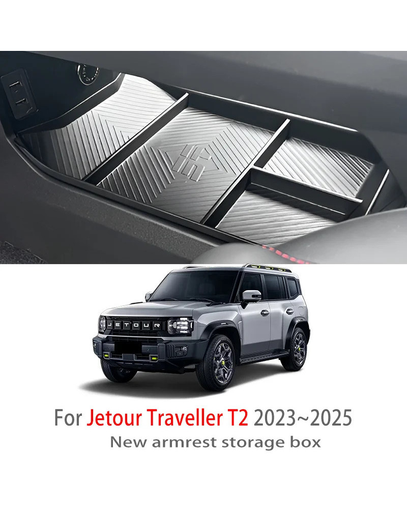 Accesorios de coche para Jetour Traveller T2 2023 2024 2025, caja de a