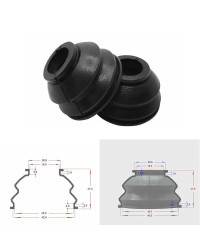 Jsoint-bola de dirección de suspensión de coche Universal, accesorios de piezas de juego de extremos de varillas, SDust, Boot SC