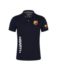 ABARTH-Polo informal de manga corta para hombre, camiseta de Color sólido, Camiseta clásica para exteriores, verano, 2024