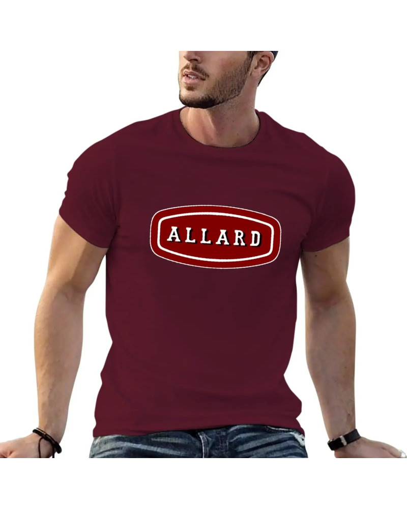 Logotipo de coche clásico, camiseta Allard, animal prinfor boys, White, ropa para hombre