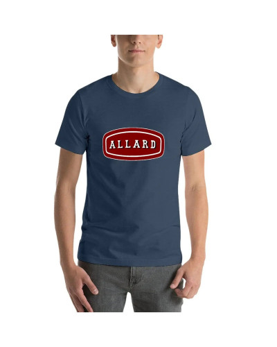 Logotipo de coche clásico, camiseta Allard, animal prinfor boys, White, ropa para hombre