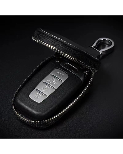 Funda protectora de cuero para llave de coche, llavero para Alfa Romeo 156, 159, Mito, Giulia, Stelvio, Giulietta