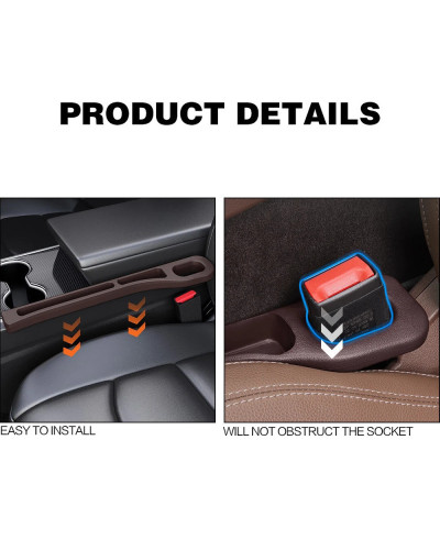 Relleno de huecos de asiento de coche, accesorios de decoración Interi