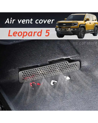 Para BYD Leopard 5 BAO 5 debajo del asiento salida de aire flujo venti