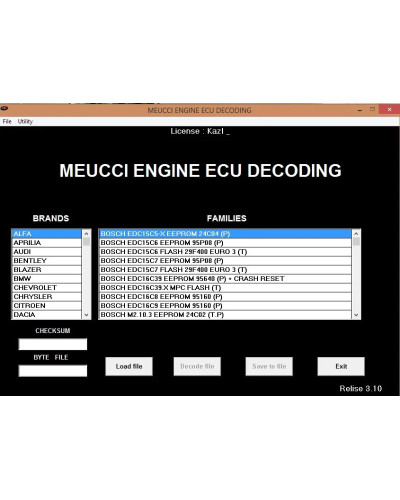 Logiciel Immo Meucci V3.1 + AETOOL IMMO REMOVER V1.3 SoftWare Reset Un