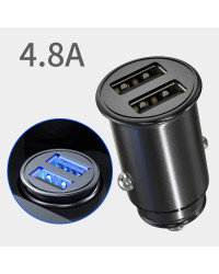 Cargador de teléfono USB Dual de Metal, adaptador de teléfono móvil para Aston Martin, DBX, DBS, V12, DB11, DB9, DB7, Rapide, AM