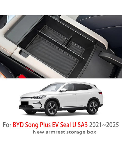 Accesorios de coche para BYD Song Plus EV Seal U SA3 2021 ~ 2025, comp