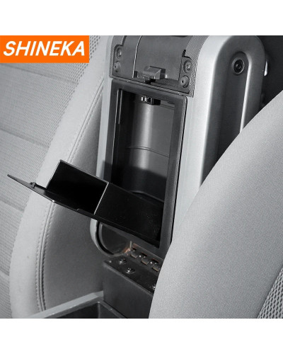 SHINEKA-reposabrazos para consola central de coche, caja de almacenami