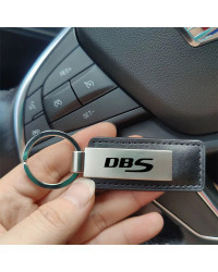 LLavero de cuero y metal para coche, accesorio para Aston Martin, DBX, DBS, V12, DB11, DB9, Rapide, AMR, nuevo