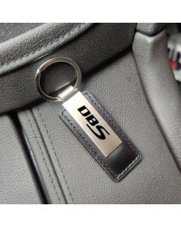 LLavero de cuero y metal para coche, accesorio para Aston Martin, DBX, DBS, V12, DB11, DB9, Rapide, AMR, nuevo