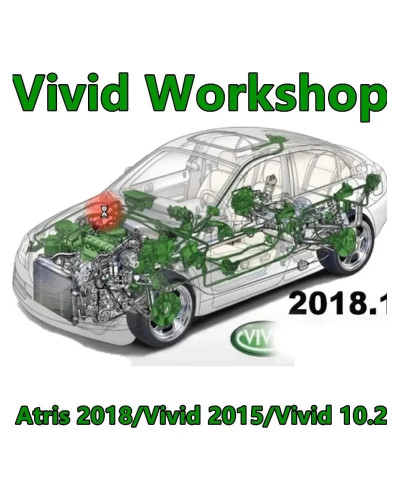 2024 Newest Autodata 3.45+ vivid workshop 2018 Automotive Atris-Techni