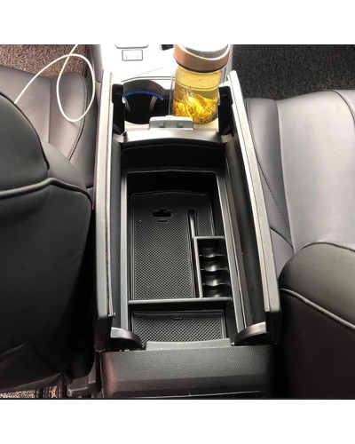 Caja de almacenamiento para Reposabrazos de coche, bandeja de consola 