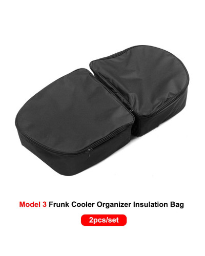 Frunk-Bolsa de almacenamiento aislante para coche Tesla, organizador f