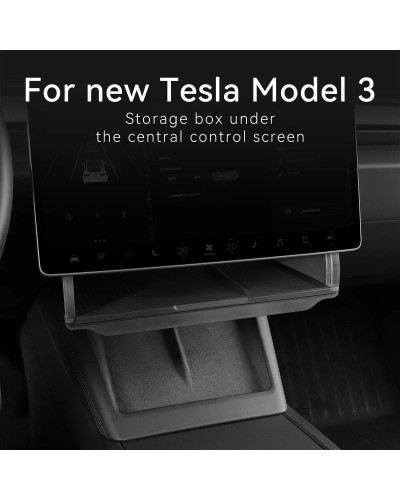 Caja de almacenamiento para coche Tesla Model 3 Highland 2024, organiz