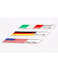 Calcomanía con emblema de bandera de Reino Unido, pegatina de maletero para Aston, Martin, JAGUAR, MINI COOPER, LAND ROVER, 2 ud