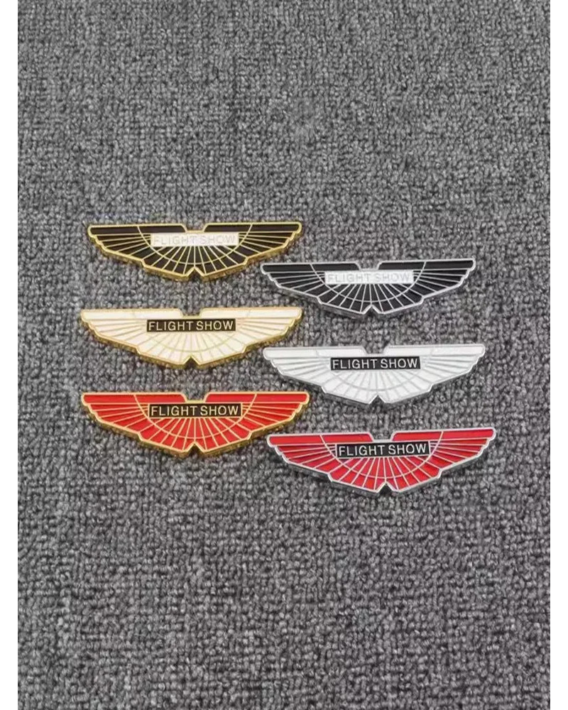 Alfombrillas de Metal 3D para coche, pegatinas con emblema para Aston Martin DB S 11X9 V12 Zagoto Virage Lagonda Vanquish Rapide