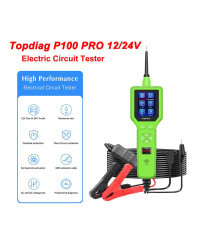 Topdiag-Testeur de circuit électrique de voiture P100 Pro Power Scan, outil de test de batterie de voiture, sonde de circuit éle