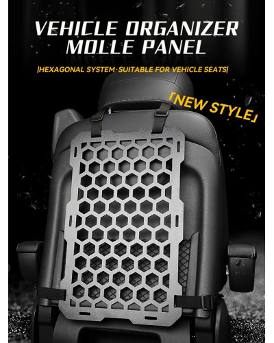 Panel Molle para almacenamiento Modular de coche, organizador táctico 