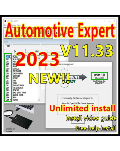 2023 NEW Automotive Expert v11.33 v9.61 best Shop Management Software 