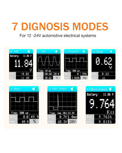 KZYEE-Kit de sonde de circuit de voiture, testeur de circuit électrique automatique, injection de carburant, outils de numérisat